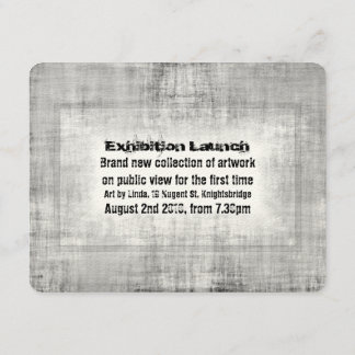 Event Invitation Exhibition Art Launch Promotion