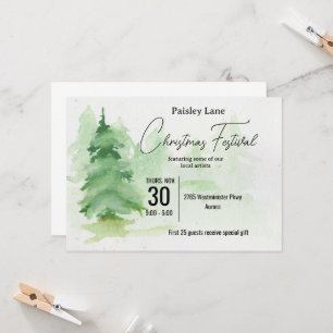 Event Invitation for Christmas Tree Festival