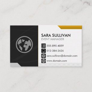 Event Management Planner Business Card