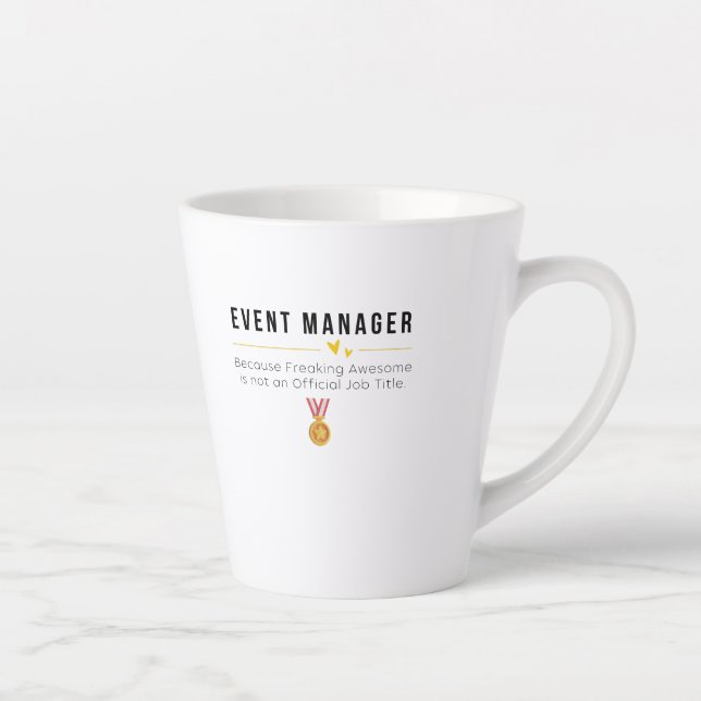 Event Manager Latte Mug (Right)