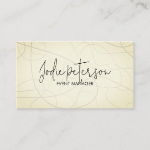 Event Manager Promotion Planner Business Card