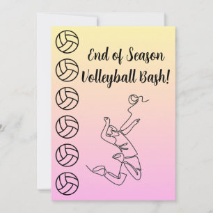 Event Name Location Sport Theme Volleyball Invitation