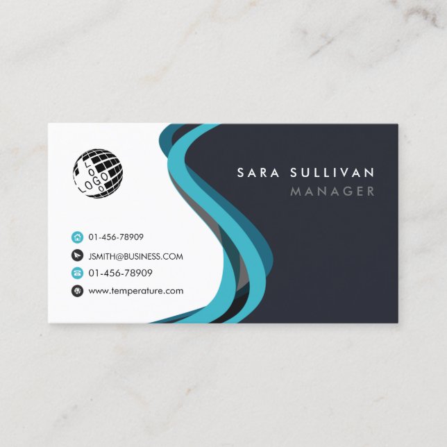 Event Organiser Special Skills Services Business Card (Front)