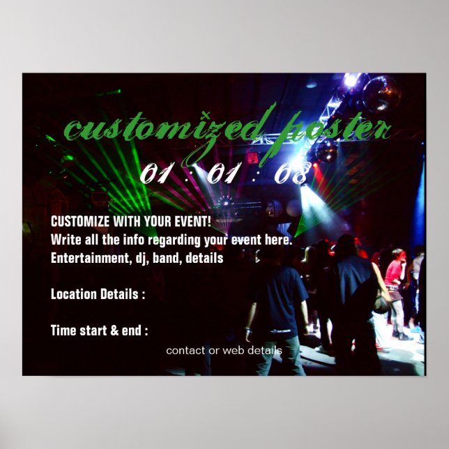 EVENT Party #3 Poster (Front)