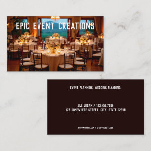 Event Planner Business Card