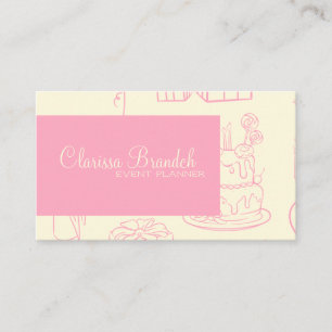 Event planner  business card