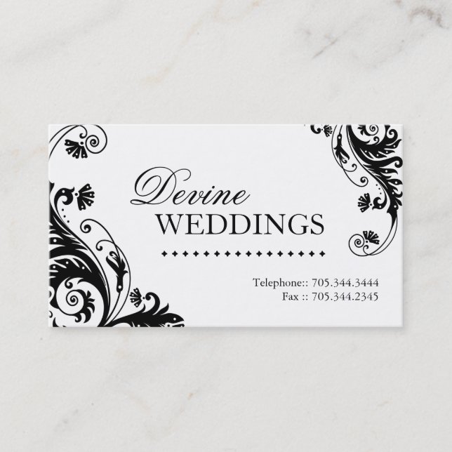 Event Planner Business Card (Front)