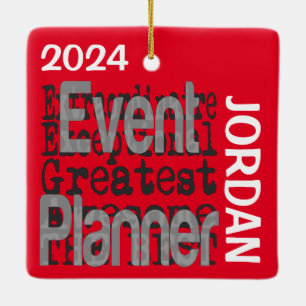 Event Planner Extraordinaire CUSTOM Ceramic Ornament