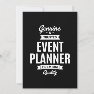 Event Planner Job Title Gift Thank You Card