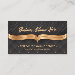Event Planner Luxury Business Card