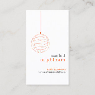 Event Planner, Party Planner Business Card