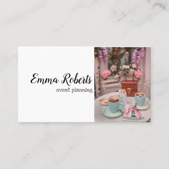 Event Planning Business card (Front)