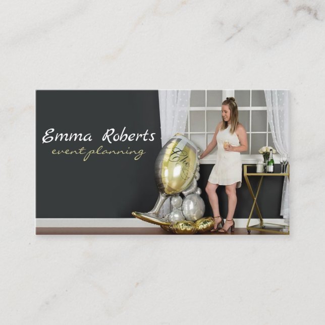 Event Planning Business Card (Front)