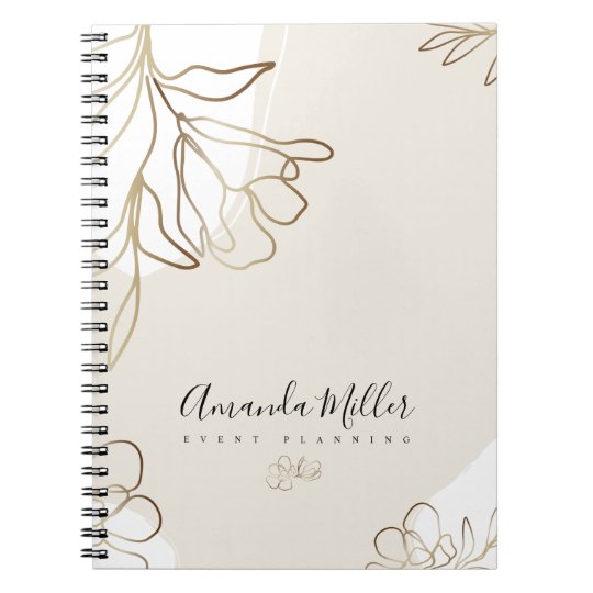 Event Planning Business Personalised Notebook | Zazzle.co.uk