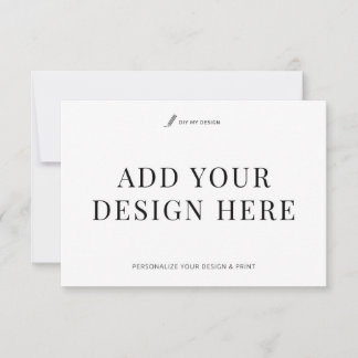 Event Response Card Printing 3.5x5" Custom RSVP