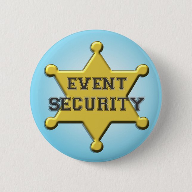 EVENT SECURITY 6 CM ROUND BADGE (Front)