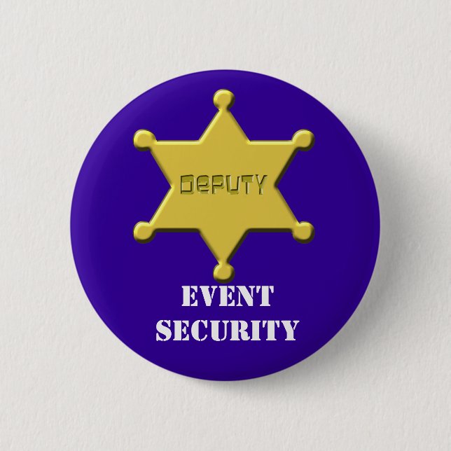 EVENT SECURITY 6 CM ROUND BADGE (Front)