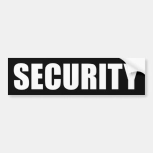 Event Security Crew Bumper Sticker