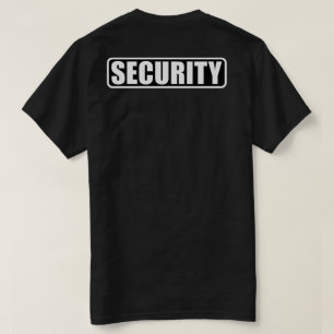 Event Security Crew - Front and Back T-Shirt
