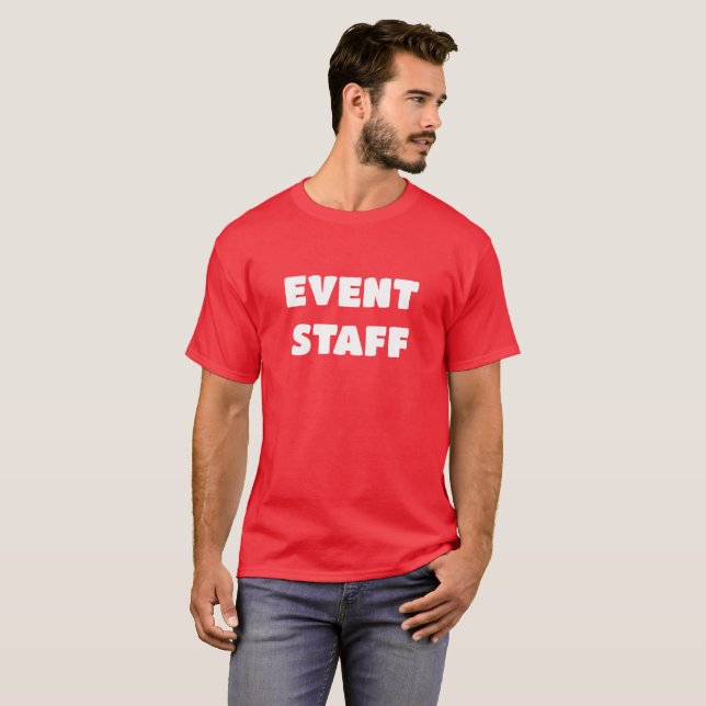 EVENT STAFF 2-Sided Men's T-Shirt (Front Full)