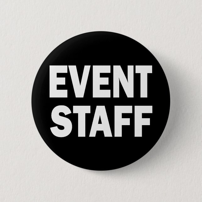 EVENT STAFF 6 CM ROUND BADGE (Front)