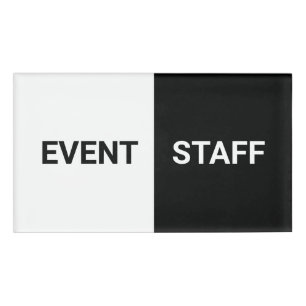 Event Staff Budget Friendly Acrylic Name Tags