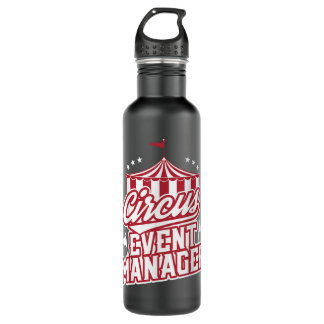 Event Staff Circus Carnival Tent design 710 Ml Water Bottle