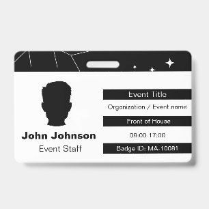Event Staff ID Badge