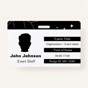 Event Staff ID Badge