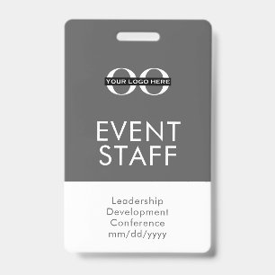 Event Staff ID Badge