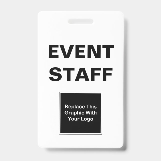 Event Staff ID Badge (Front)