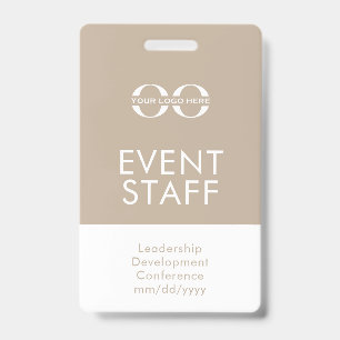 Event Staff ID Badge