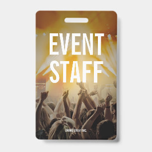 Event Staff ID Badge