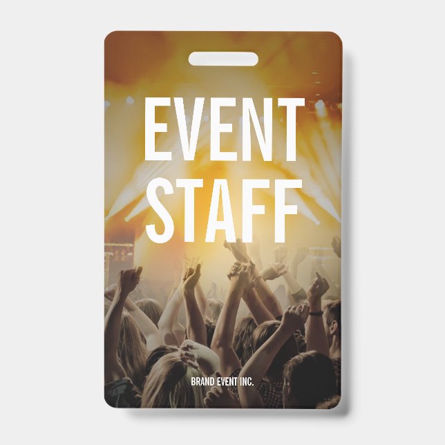 Event Staff ID Badge (Front)