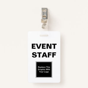 Event Staff ID ID Badge