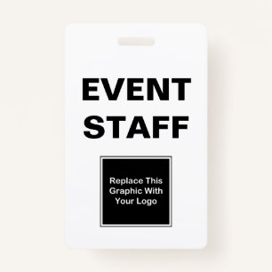 Event Staff ID Two Image Design Badge ID Badge