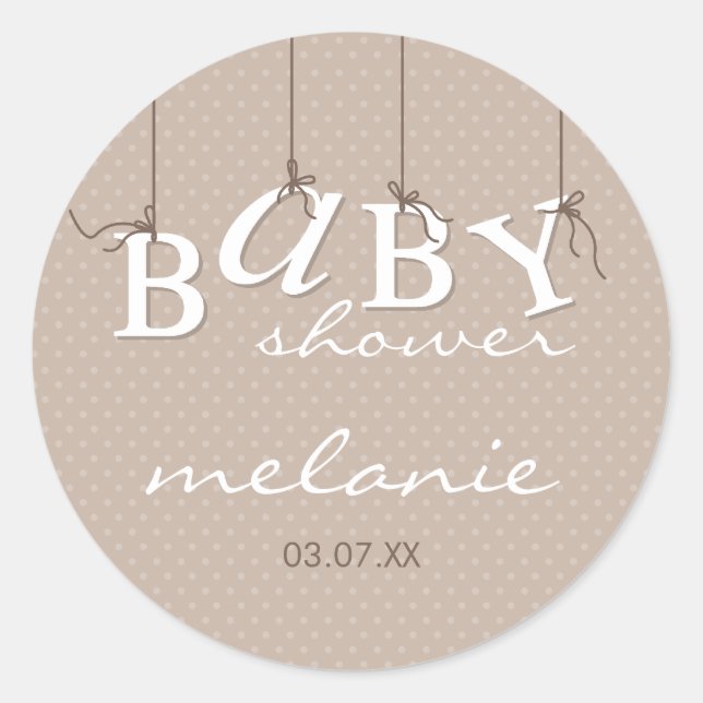 EVENT STICKER :: baby letters 3 (Front)
