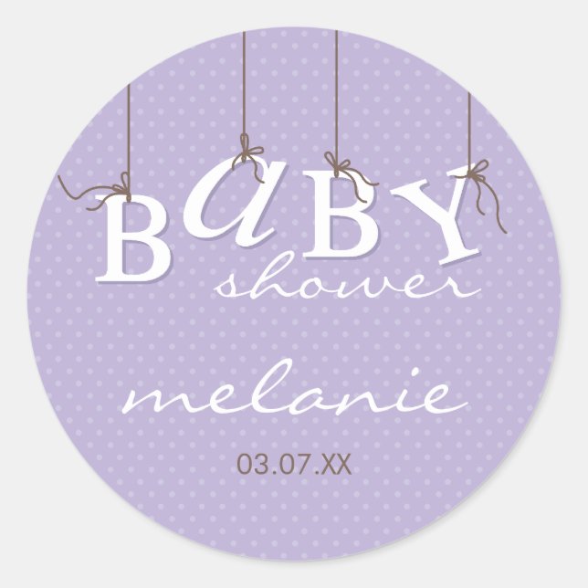 EVENT STICKER :: baby letters 9 (Front)