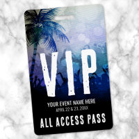 Event VIP Blue All Access Pass