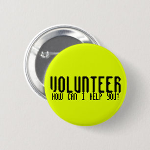 Event Volunteer 6 Cm Round Badge