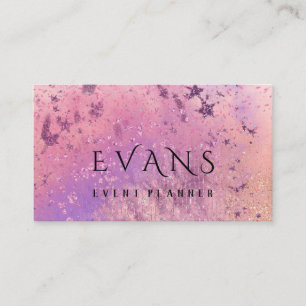 Event Wedding Planner Rose Blush Hairdresser PINK Appointment Card