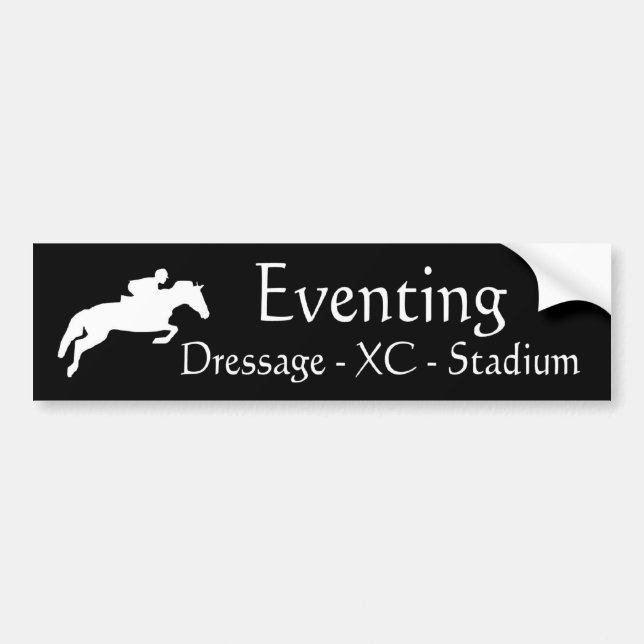 Eventing Bumper Sticker (Front)