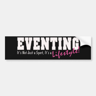 Eventing Lifestyle Bumper Sticker