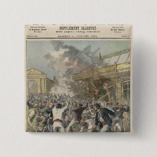 Events in Bordeaux 15 Cm Square Badge