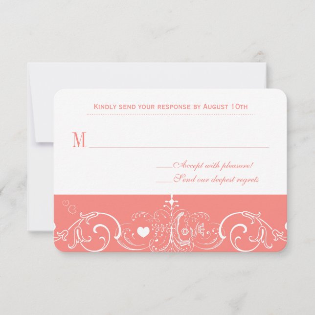 Ever After Chalkboard Response Card (Front)