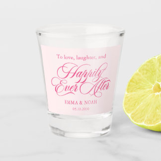 Ever After Wedding Engagement Bridal Shower Favour Shot Glass