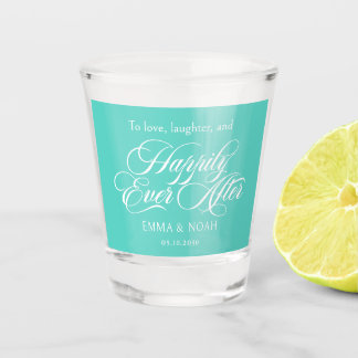 Ever After Wedding Engagement Bridal Shower Favour Shot Glass