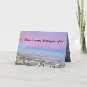 "Ever Changing Art" Inspirational Card