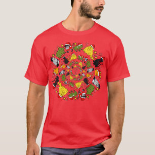 Ever Decreasing Circles Cute Christmas Animals Sta T-Shirt