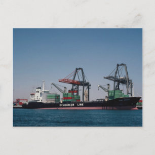 Ever forward merchant container postcard